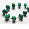 Natural Green Emerald Faceted Ball Beads Size - 9MM Approx Made from Superb Quality Rough - Best Quality Gemstones